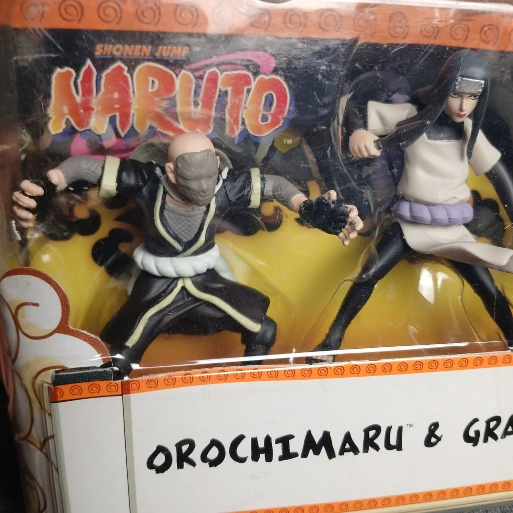 VTG Shonen Jump NARUTO Orochimaru & Grass Ninjas Action Figures Mattel‎ New -ZD